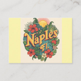 Naples florida dreaming business card