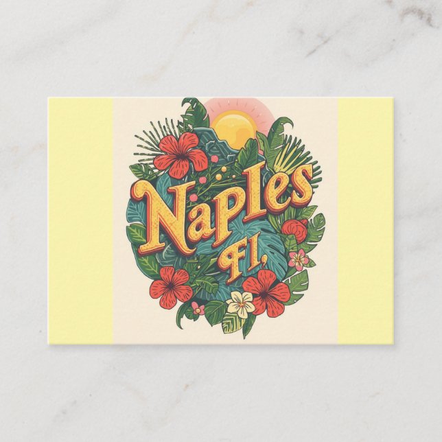 Naples florida dreaming  business card (Front)