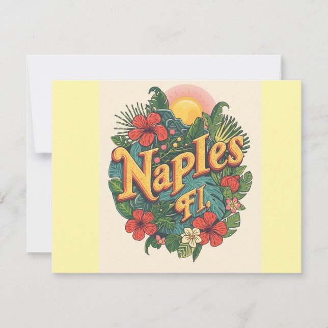 Naples florida dreaming  card (Front)
