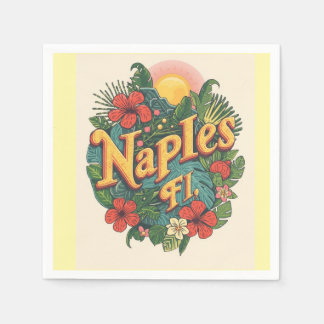 Naples florida dreaming napkin