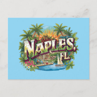 Naples florida dreaming postcard