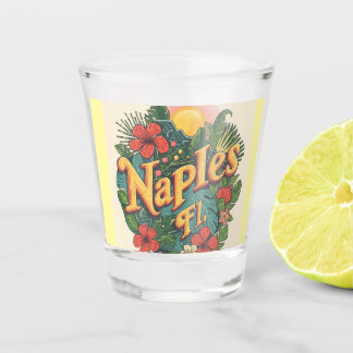 Naples florida dreaming shot glass