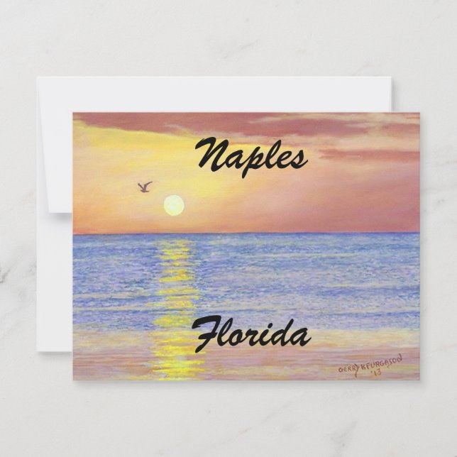 NAPLES, FLORIDA FLAT CARD (Front)