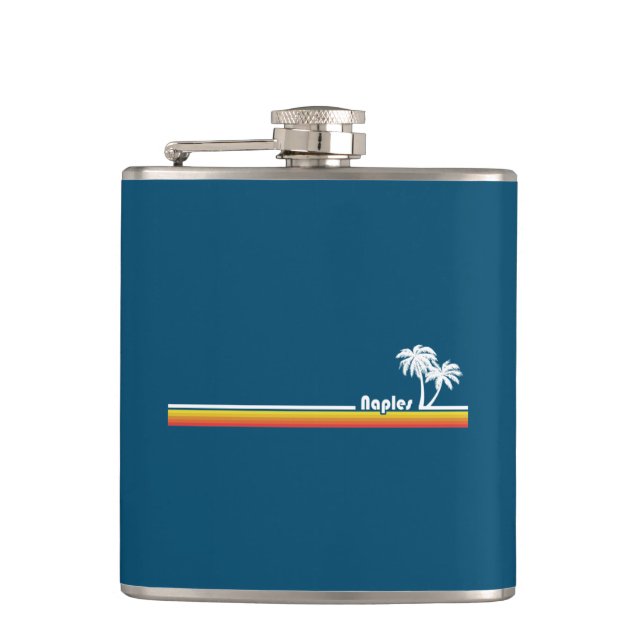 Naples Florida Hip Flask (Front)