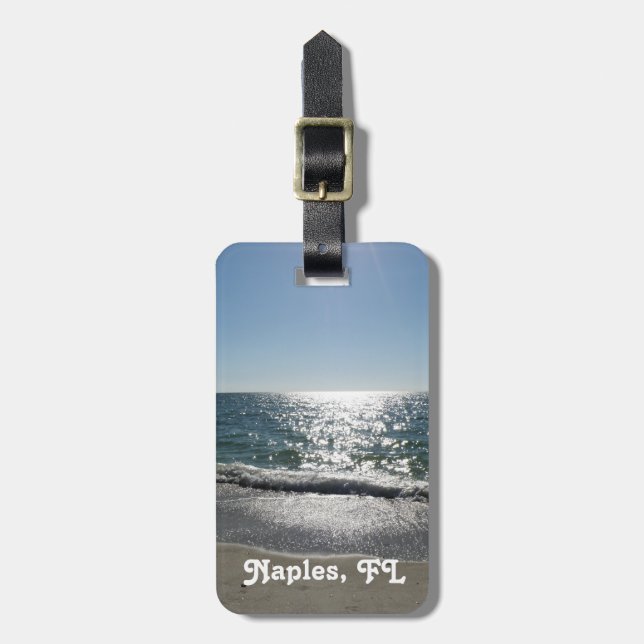 Naples, Florida Luggage Tag (Front Vertical)