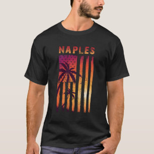 Naples Florida Patriotic Flag T-Shirt