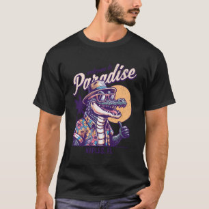 Naples Florida Retro Style Summer Distressed Desig T-Shirt