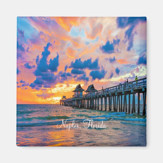 Naples, Florida scenic Postcard Magnet (Front)