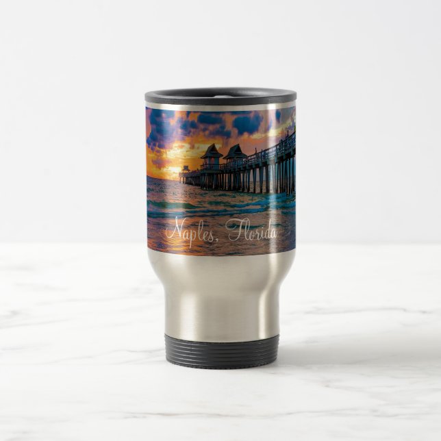 Naples, Florida scenic Travel Mug (Center)