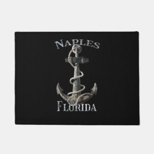 Naples Florida Vacation Nautical Anchor Sailing Doormat