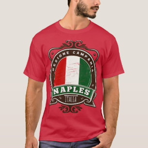 Naples Italia Retro Italian Region Design T-Shirt