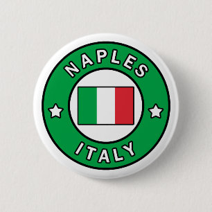 Naples Italy 6 Cm Round Badge