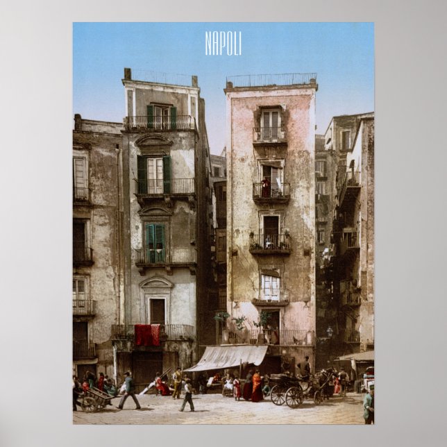 Naples, Italy around 1900 Poster (Front)