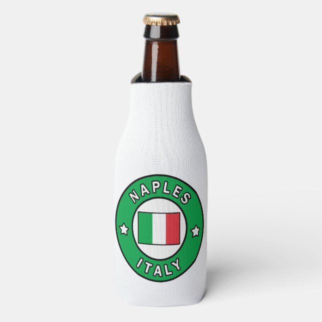 Naples Italy Bottle Cooler (Bottle Front)