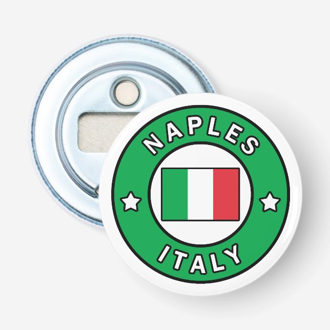 Naples Italy Bottle Opener (Front)
