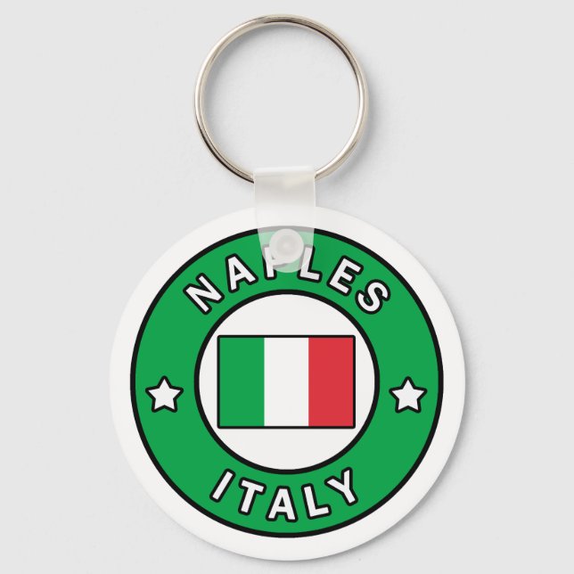 Naples Italy Key Ring (Front)