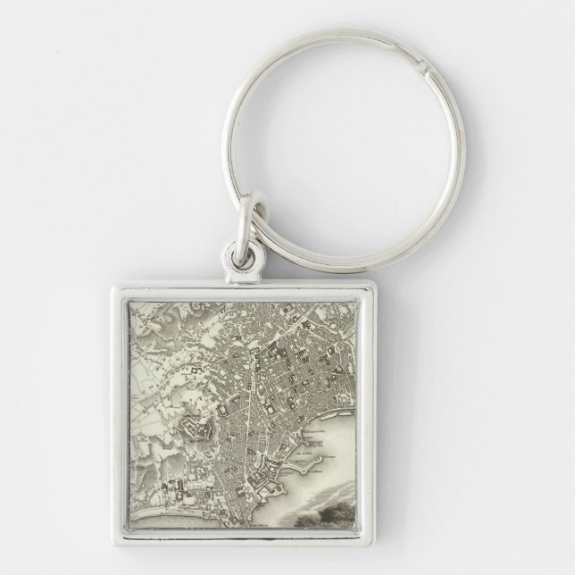 Naples, Italy Key Ring (Front)