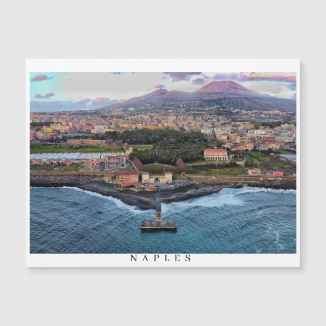 Naples Italy Magnetic Card (Front)