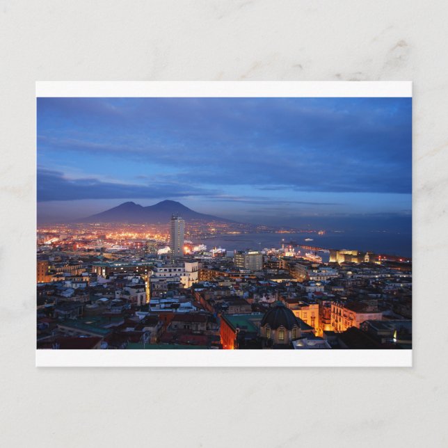 Naples Italy Postcard (Front)