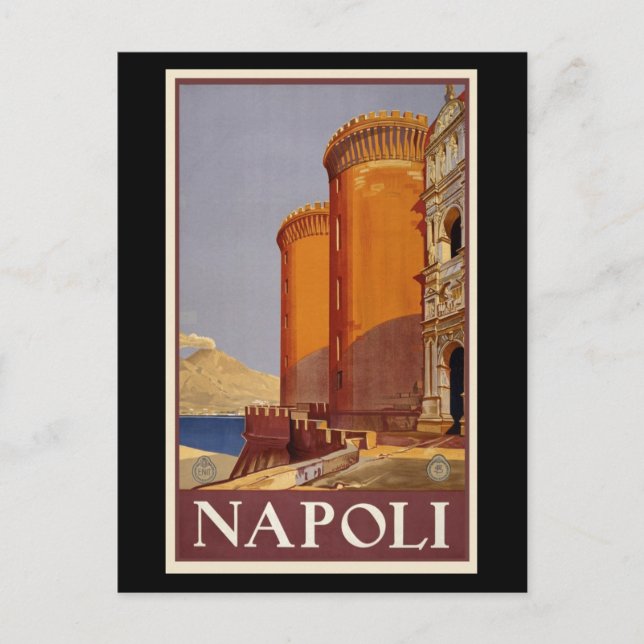 Naples - Napoli Vintage Postcard (Front)