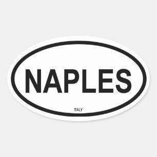 NAPLES OVAL STICKER