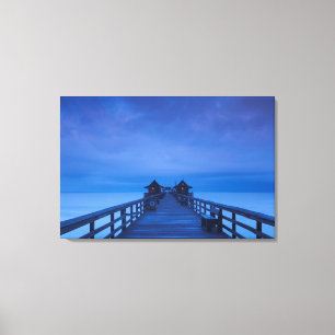 Naples Pier, dawn Canvas Print