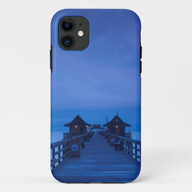Naples Pier, dawn Case-Mate iPhone Case (Back)