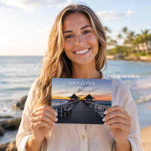 Naples Pier Florida Postcard