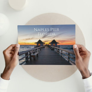 Naples Pier Florida Postcard