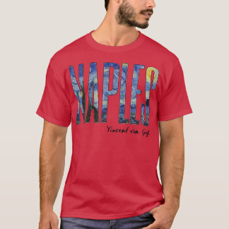Naples Van Gogh Starry Night Art Vincent Van Gogh T-Shirt