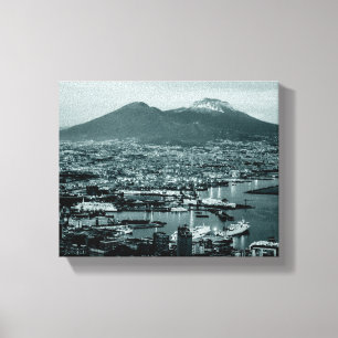 Naples-Vesuvius Canvas Print