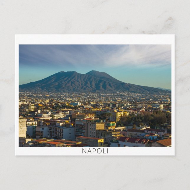 Naples Vesuvius (Napoli) Postcard (Front)