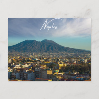Naples Vesuvius Postcard