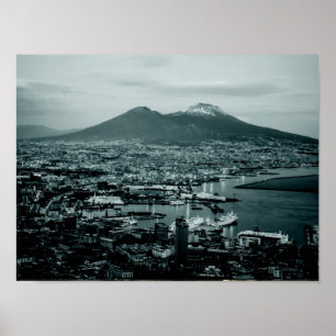 Naples Vesuvius Poster