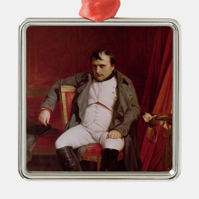 Napoleon  after his Abdication Metal Tree Decoration (Front)