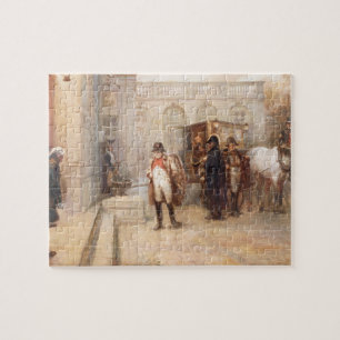 Napoleon after Waterloo (oil on canvas) Jigsaw Puzzle