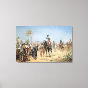 Napoleon Arriving at an Egyptian Oasis (oil on can Canvas Print