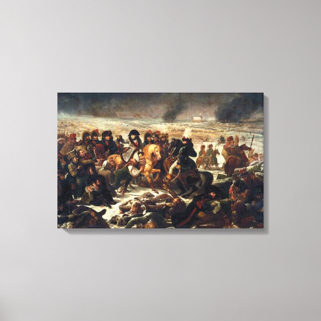 Napoleon at Eylau Canvas Print (Front)