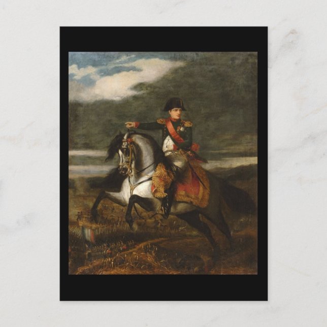Napoleon at Wagram Postcard (Front)