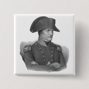 Napoleon Bonaparte 15 Cm Square Badge