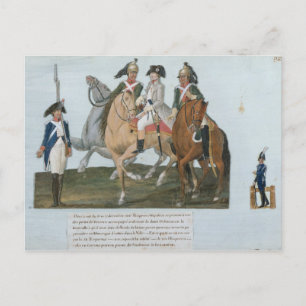 Napoleon Bonaparte and the Varsovian Sentry Postcard