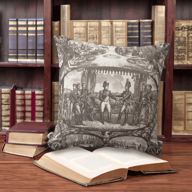 Napoleon Bonaparte and Tsar Alexander I Cushion (Creator Uploaded)