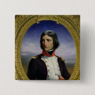 Napoleon Bonaparte as Lieutenant Colonel 15 Cm Square Badge