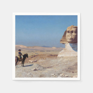 Napoleon Bonaparte Before the Sphinx (by Gérôme) Napkin