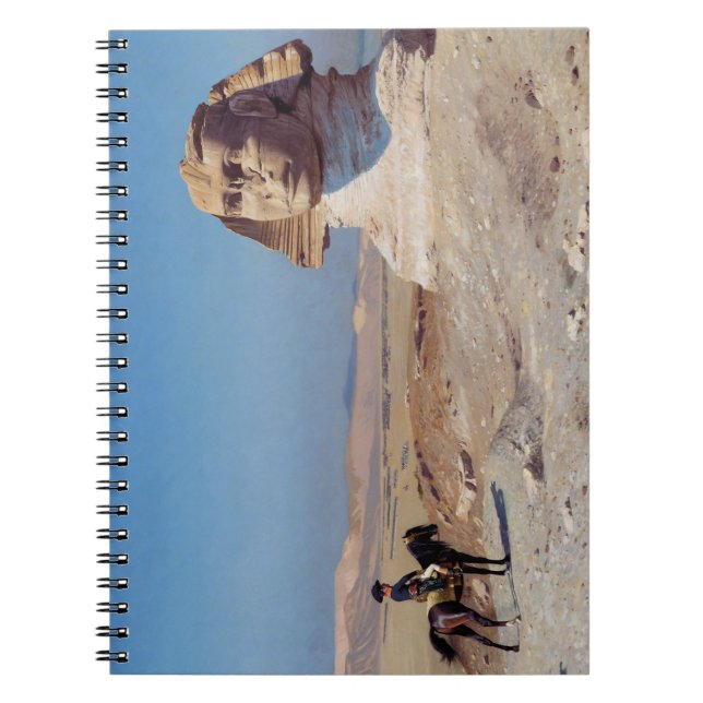 Napoleon Bonaparte Before the Sphinx (by Gérôme) Notebook (Front)