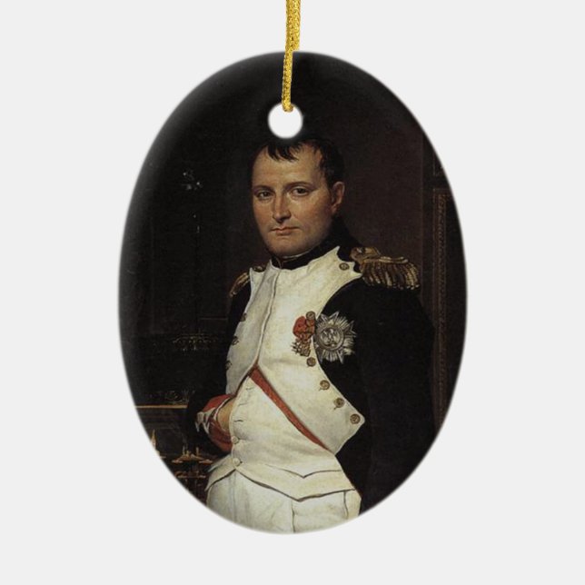 Napoleon Bonaparte Ceramic Tree Decoration (Front)