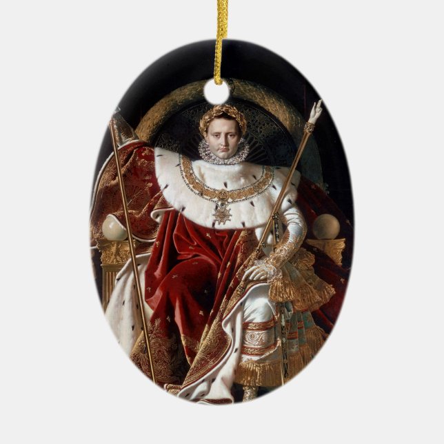 Napoleon Bonaparte Ceramic Tree Decoration (Front)