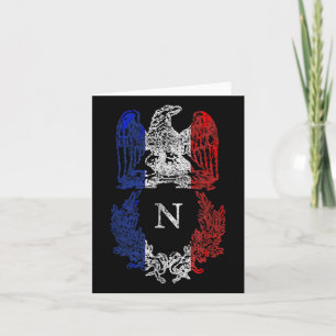 Napoleon Bonaparte Eagle French Flag Napoleonic Wa Card
