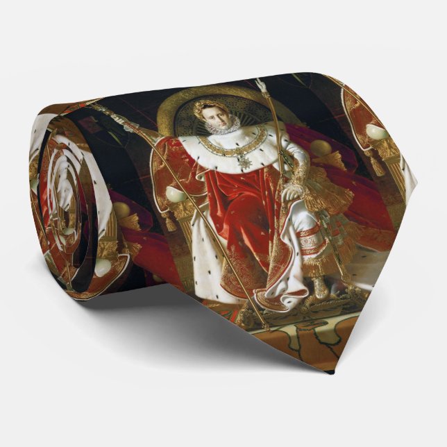 Napoleon Bonaparte Emperor of France Neck Tie (Rolled)
