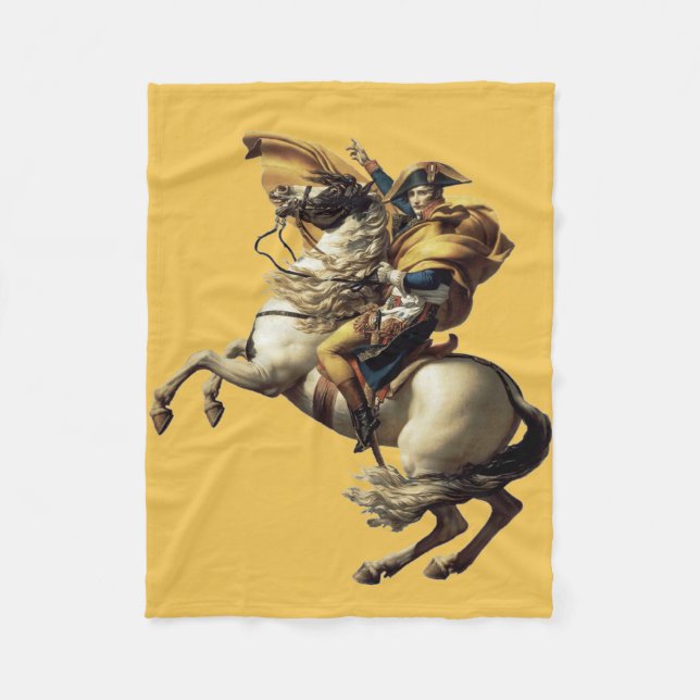 Napoléon Bonaparte Fleece Blanket (Front)